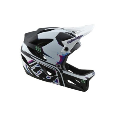 Troy Lee Designs Casco Stage W MIPS - Trooper bianco XL