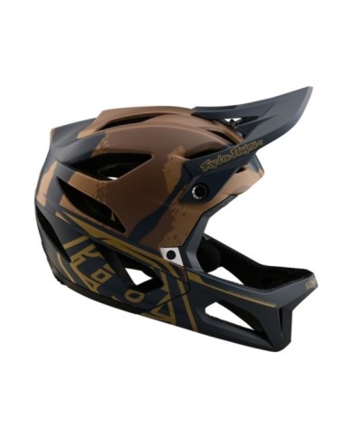 Troy Lee Designs Stage Helmet - Stealth nior-grey-marron XS