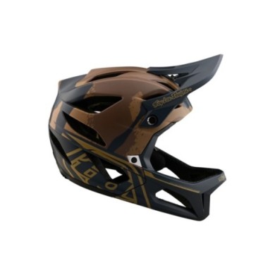 Troy Lee Designs Casco Stage - Stealth nero-grigio-marrone XS