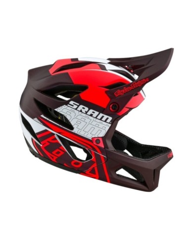 Troy Lee Designs STAGE Helmet - SRAM VECTOR rot XS