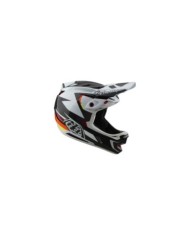Troy Lee Designs D4 Carbon Helmet W MIPS - Optic schwarz
