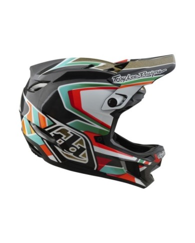 Troy Lee Designs Casco D4 Carbon W MIPS - Montatura nero-oro