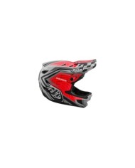 Troy Lee Designs D4 Carbon Helmet - SRAM rot-schwarz