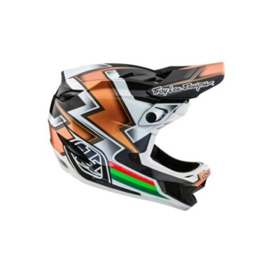 Troy Lee Designs D4 Carbon Helmet - Ever schwarz-gold