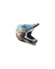 Troy Lee Designs D4 Carbon Helmet W MIPS - Lowrider blau