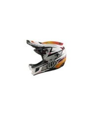 Troy Lee Designs D4 Composite Helm W Mips – Lined Up weiß
