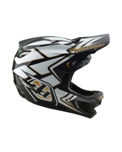 Troy Lee Designs D4 Composite Helmet W MIPS - Ghostwing blanc