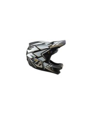 Troy Lee Designs D4 Composite Helmet W MIPS - Ghostwing weiss