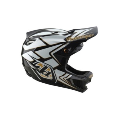 Troy Lee Designs D4 Composite Helmet W MIPS - Ghostwing blanc