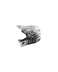 Troy Lee Designs Casco composito D4 W Mips - Bianco bruciato-argento