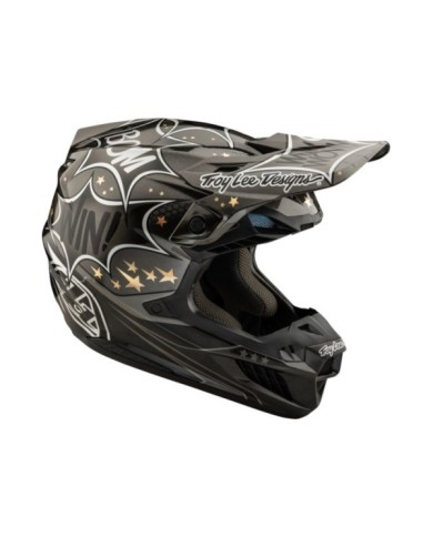 Troy Lee Designs SE5 ECE Carbon Helmet - Cosmic Explosion grau