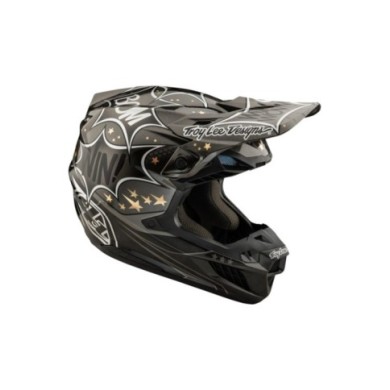 Troy Lee Designs Casco SE5 ECE Carbon - Cosmic Explosion grigio