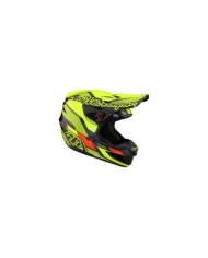 Troy Lee Designs SE5 ECE Carbon Helmet Mips - Omega noir-fluo jaune