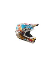 Troy Lee Designs Casco SE5 ECE Carbon - Lowrider argento