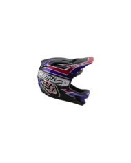 Troy Lee Designs D4 Polyacrylite Helmet W MIPS - Linear schwarz