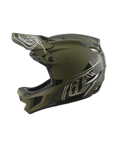 Troy Lee Designs D4 Polyacrylite Helmet W Mips - Shadow green