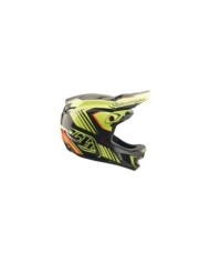 Troy Lee Designs Casco D4 Polyacrylite W MIPS - Qualifer nero-giallo