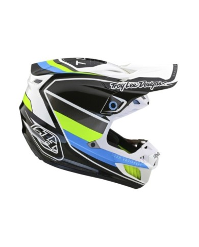 Troy Lee Designs SE5 Composite Helmet - Reverb blanc-bleu