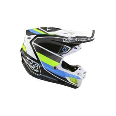 Troy Lee Designs SE5 Composite Helmet - Reverb weiss-blau