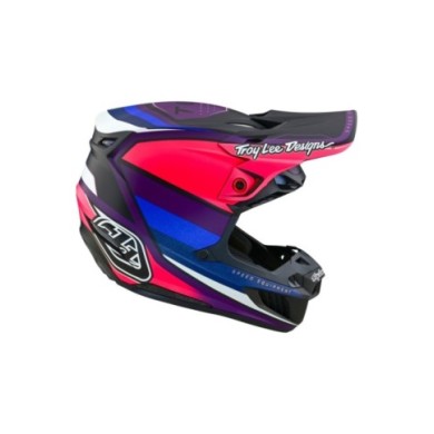 Troy Lee Designs SE5 ECE Composite Helmet Mips - Reverb violett-schwarz