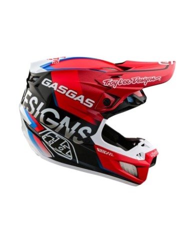Troy Lee Designs SE5 ECE Composite Helmet - GASGAS Fumes rouge-noir