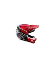 Troy Lee Designs SE5 ECE Composite Helmet - GASGAS Fumes rot-schwarz