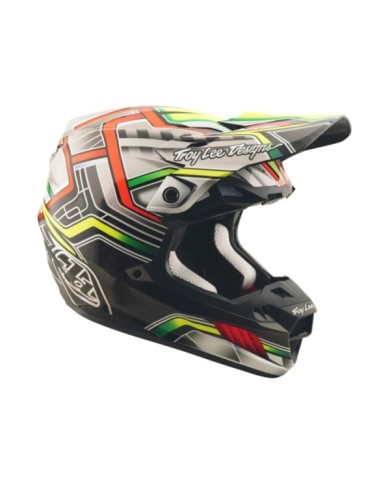Troy Lee Designs SE5 ECE Composite Helmet - Lowrider gris