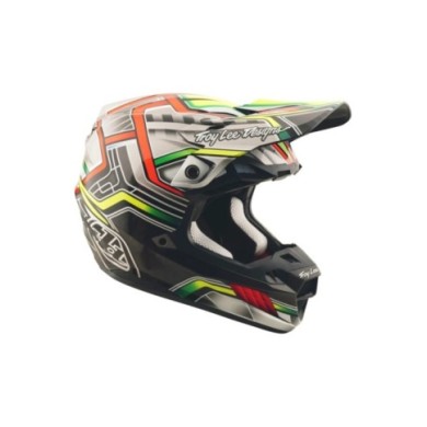Troy Lee Designs SE5 ECE Composite Helmet - Lowrider gris