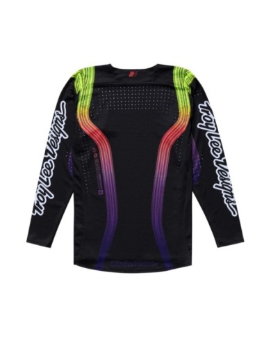 Troy Lee Designs SE PRO Jersey - Stripes noir-rouge-jaune