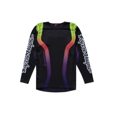 Troy Lee Designs SE PRO Jersey - Stripes nero-rosso-giallo