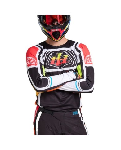 Troy Lee Designs SE PRO Jersey - Wavez schwarz-rot-weiss