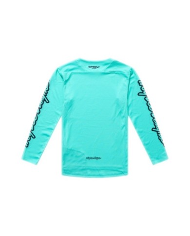 Troy Lee Designs Maglia Youth Sprint Pro - Mono turchese