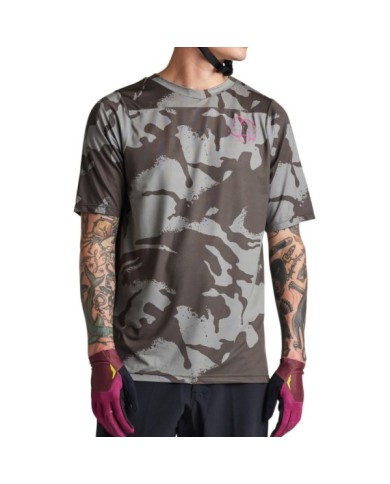 Troy Lee Designs Maglia Skyline SS - Shadow olive