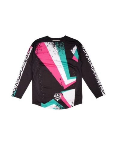Troy Lee Designs Maglia Youth Sprint - Full Pull nera