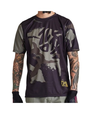 Troy Lee Designs Flowline SS Jersey - Condfined noir