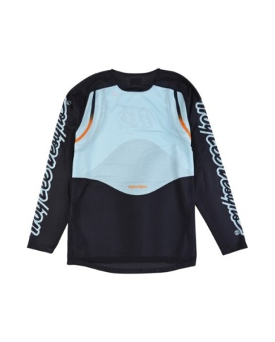 Troy Lee Designs SE PRO AIR Jersey - Pinned noir-turquoise