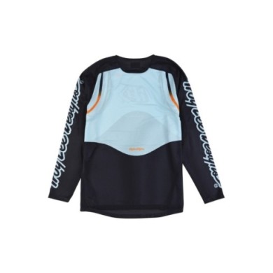 Troy Lee Designs SE PRO AIR Jersey - Pinned schwarz-türkis