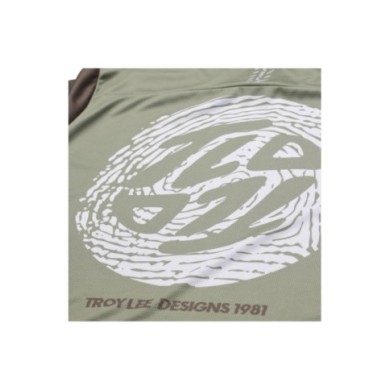 Troy Lee Designs Youth Flowline SS Jersey olivgrün