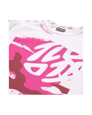 Troy Lee Designs Youth Flowline SS Jersey gris-rose