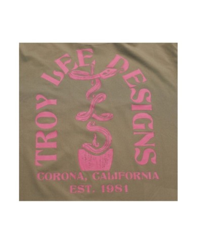 Troy Lee Designs Youth Ride Tee - Fangs olive