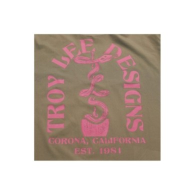 Troy Lee Designs Youth Ride Tee - Fangs olive