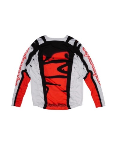 Troy Lee Designs YOUTH GP PRO Jersey - Membrane blanc-rouge