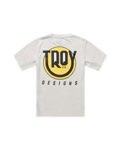 Troy Lee Designs Youth Skyline Ride Short Sleeve Tee - Happy beige