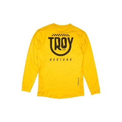 Troy Lee Designs Youth Ruckus Long Sleeve Ride Tee - Eyez safran