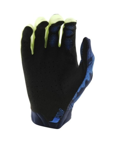 Troy Lee Designs Guanti Youth Air - Drip giallo-blu