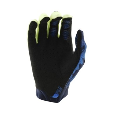 Troy Lee Designs Youth Air Glove - Drip jaune-bleu