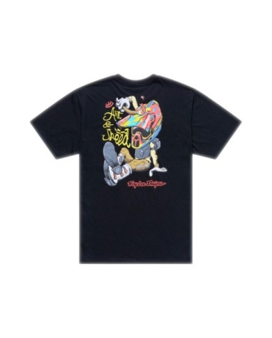 Troy Lee Designs Kurzarm-T-Shirt – Heritage schwarz