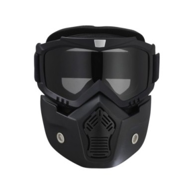 occhiali + maschera iXS per casco jet