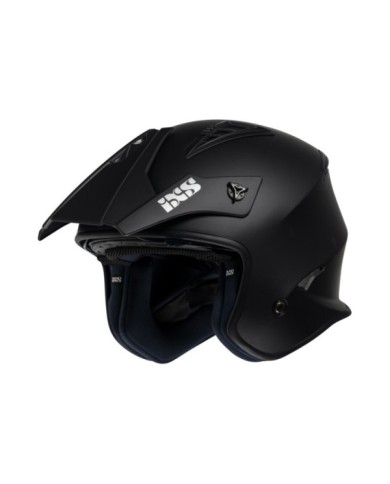iXS Casque jet iXS114 3.0 noir mat