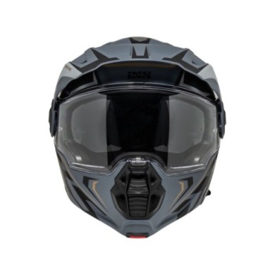 casco modulare iXS Venture 1.0 MIPS nero opaco-oro